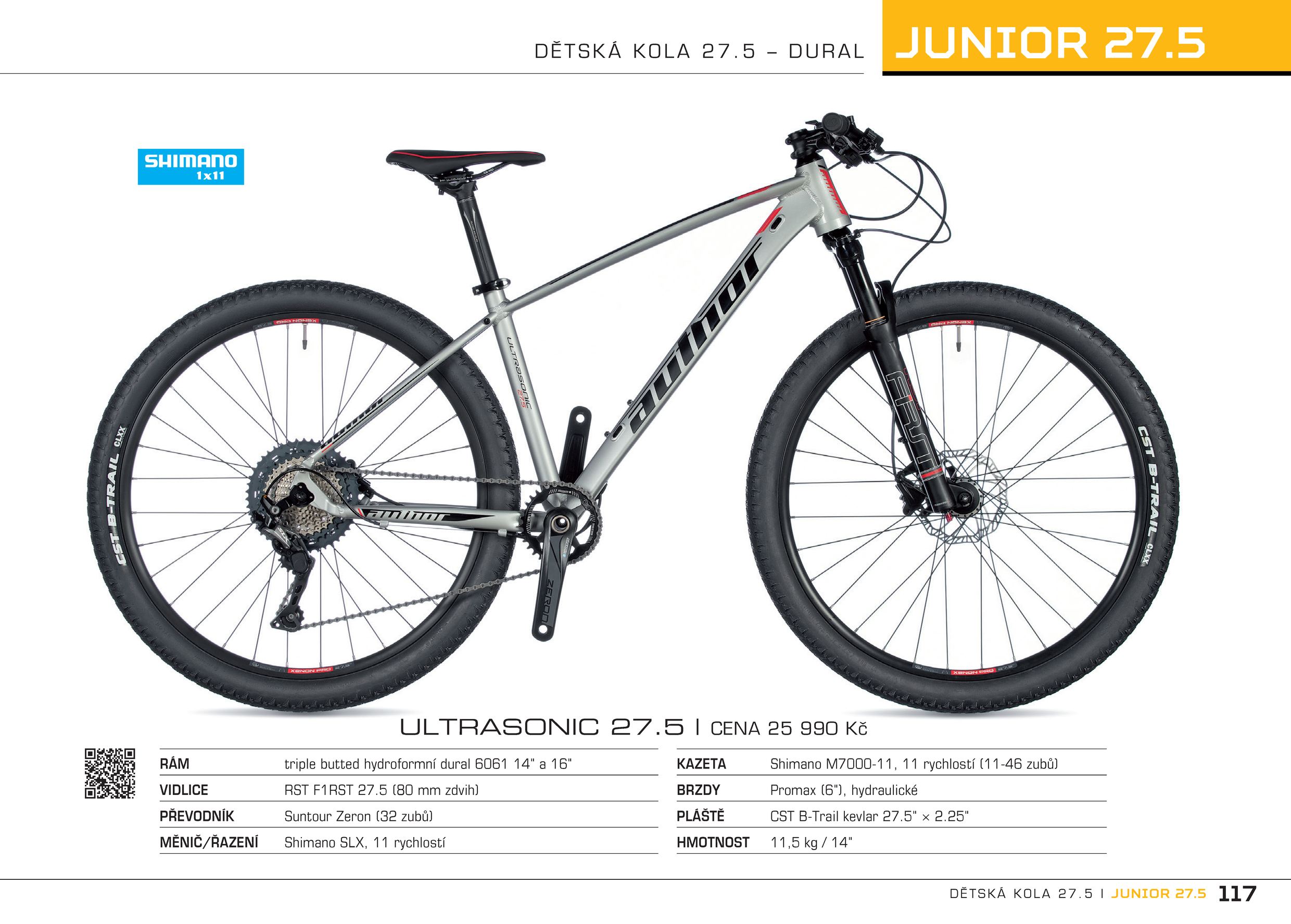 JUNIOR 27.5 - dětská kola 27.5